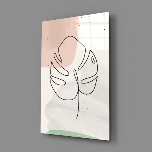Abstract Shapes Glass Wall Art - LUXARTDECO