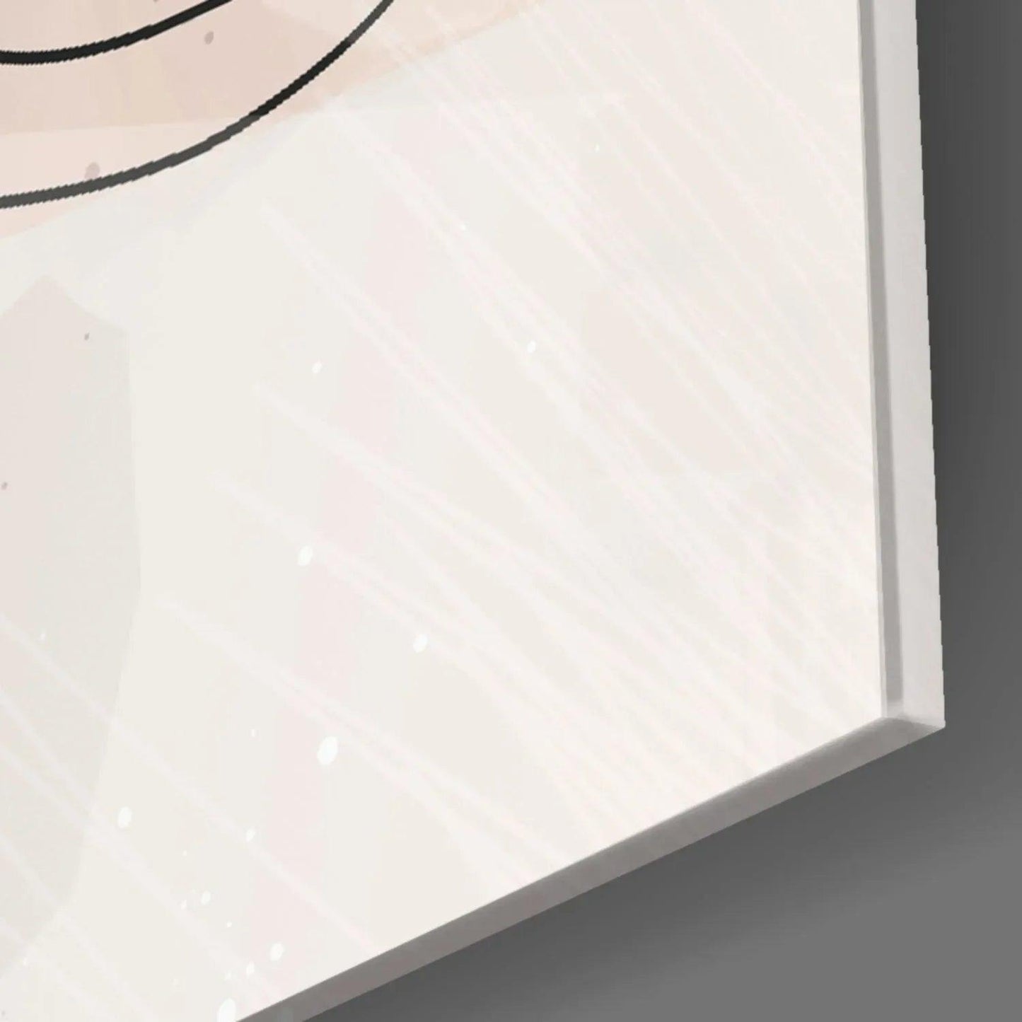 Abstract Shapes Glass Wall Art - LUXARTDECO