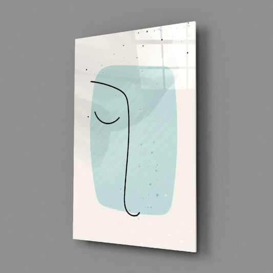 Abstract Shapes Glass Wall Art - LUXARTDECO
