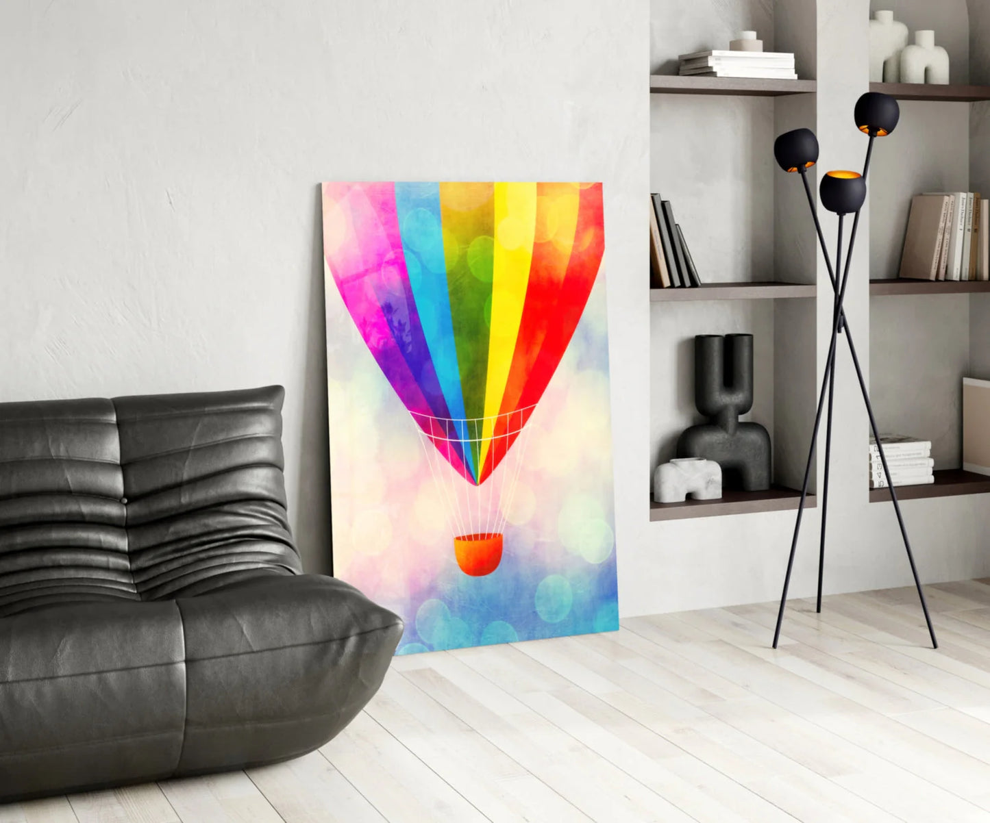 Arte murale in vetro a forma di palloncino
