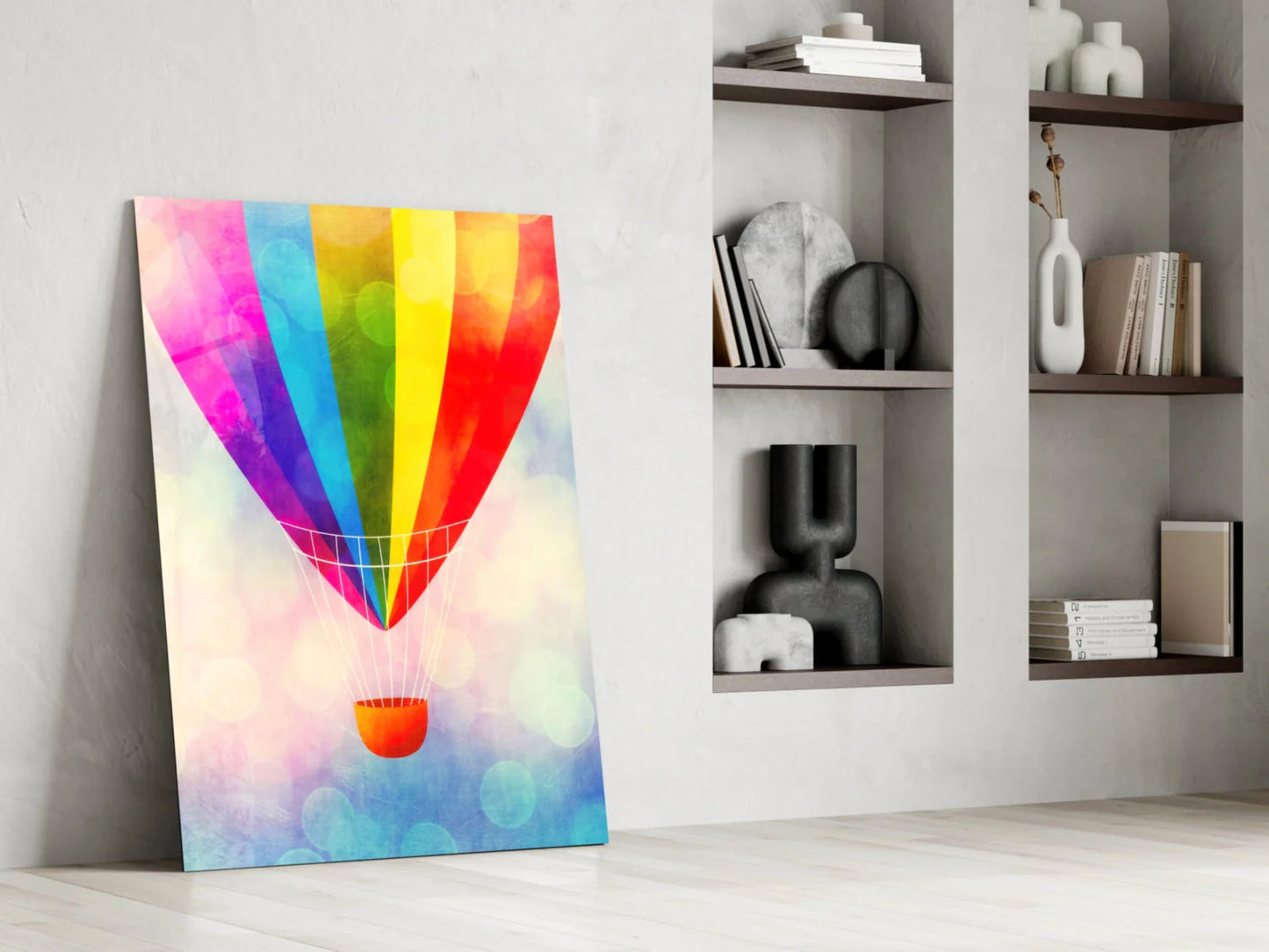 Arte murale in vetro a forma di palloncino