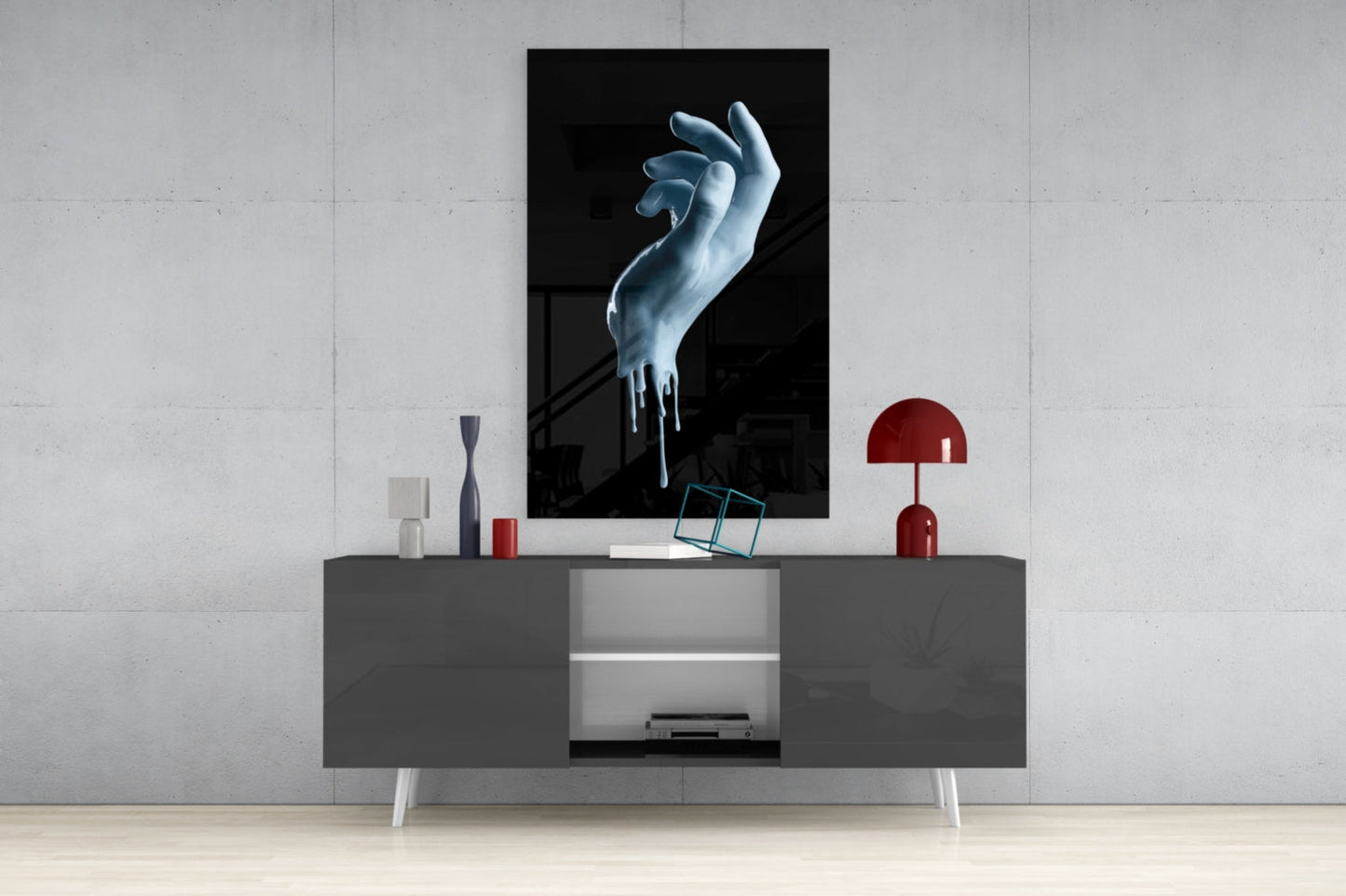 Hand Glass Wall Art