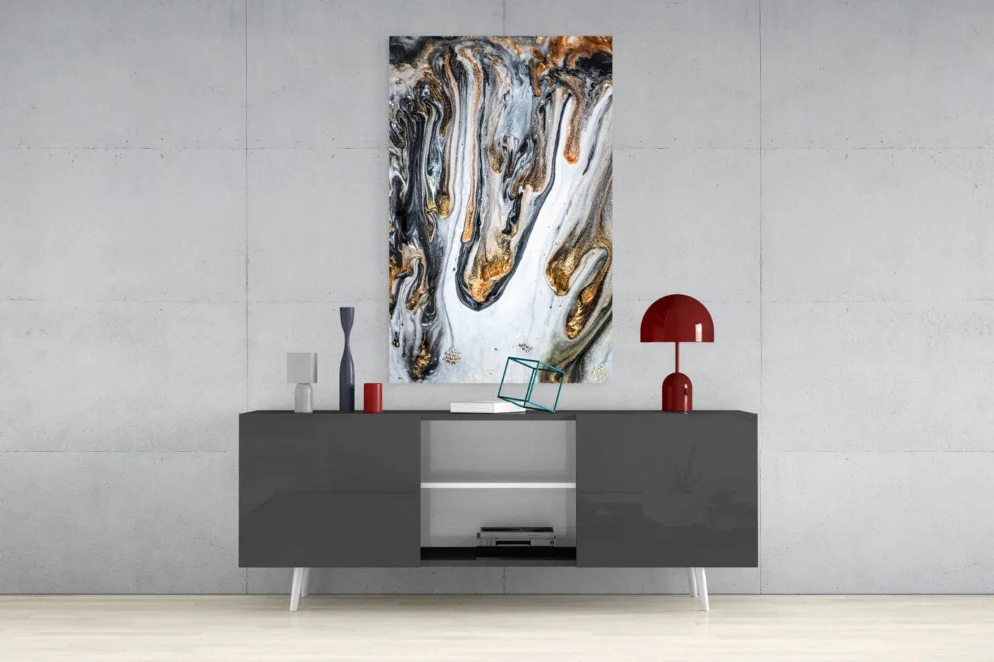 Abstract Glass Wall Art - LUXARTDECO