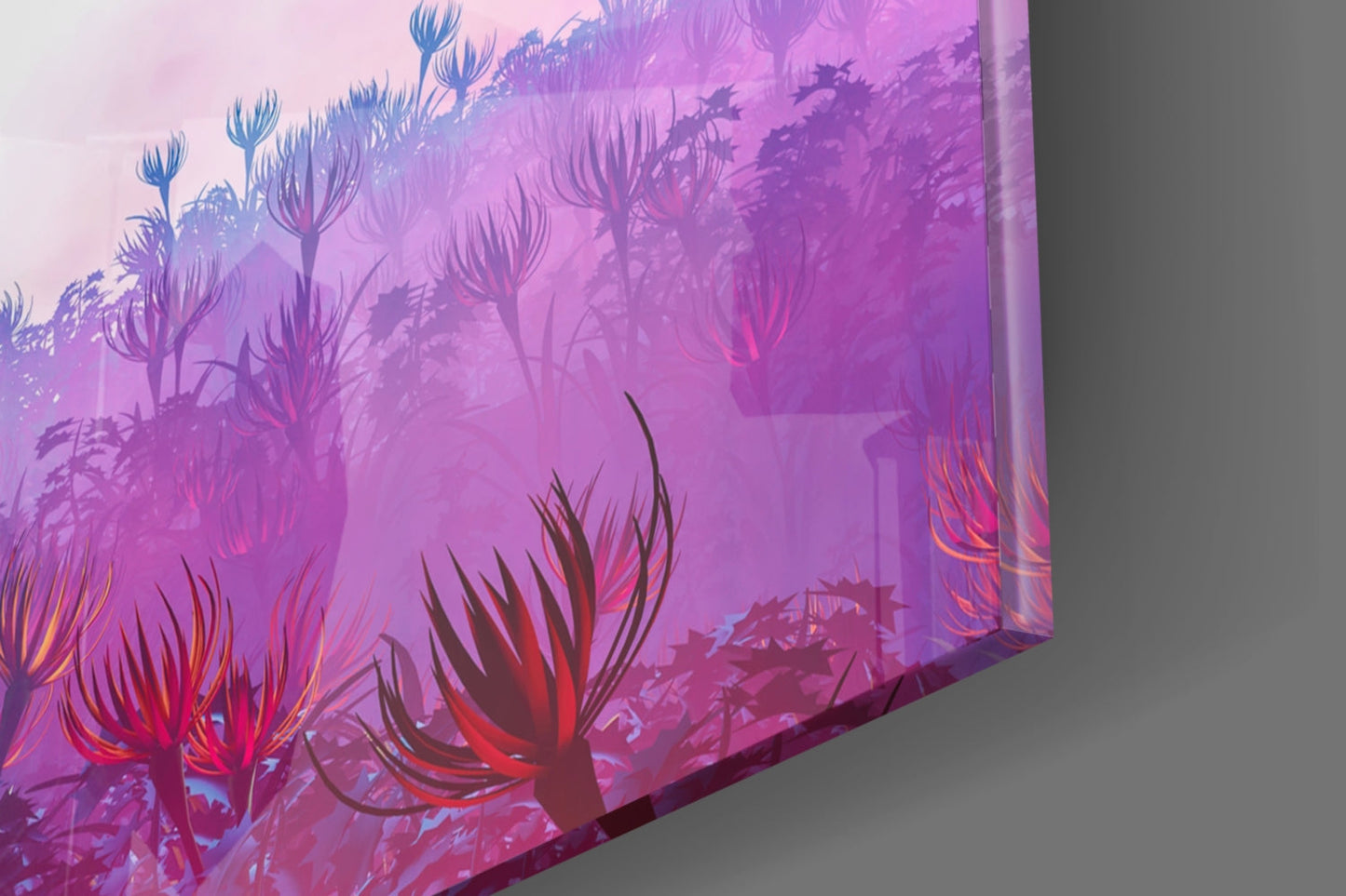 Land of Butterflies Glass Wall Art