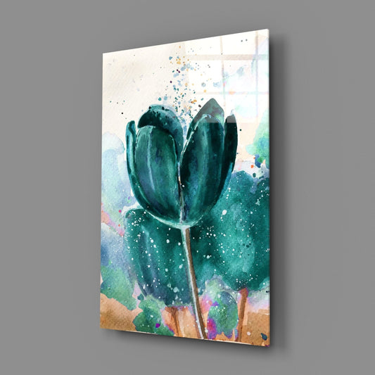 Tulip Glass Wall Art