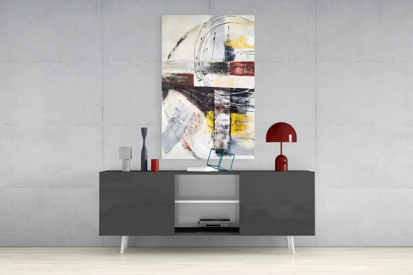 Abstract Glass Wall Art - LUXARTDECO