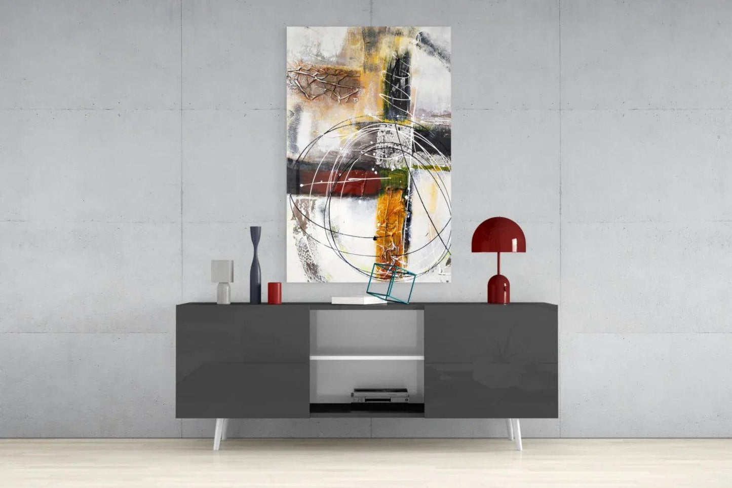 Abstract Glass Wall Art - LUXARTDECO