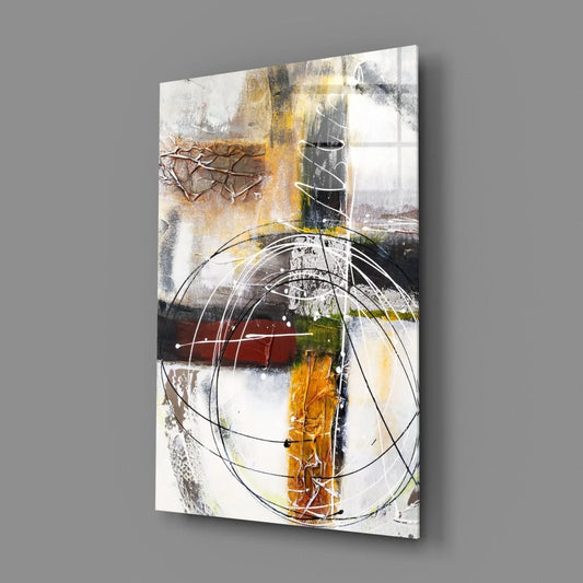 Abstract Glass Wall Art - LUXARTDECO