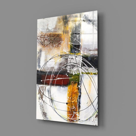 Abstract Glass Wall Art - LUXARTDECO