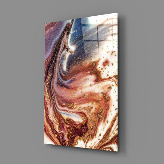 Marble Glass Wall Art - LUXARTDECO
