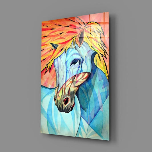 Horse Glass Wall Art - LUXARTDECO