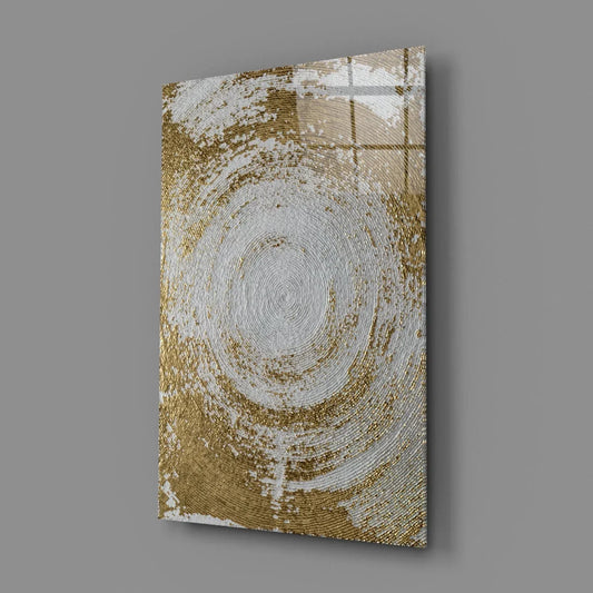 Abstract Loop Glass Wall Art - LUXARTDECO