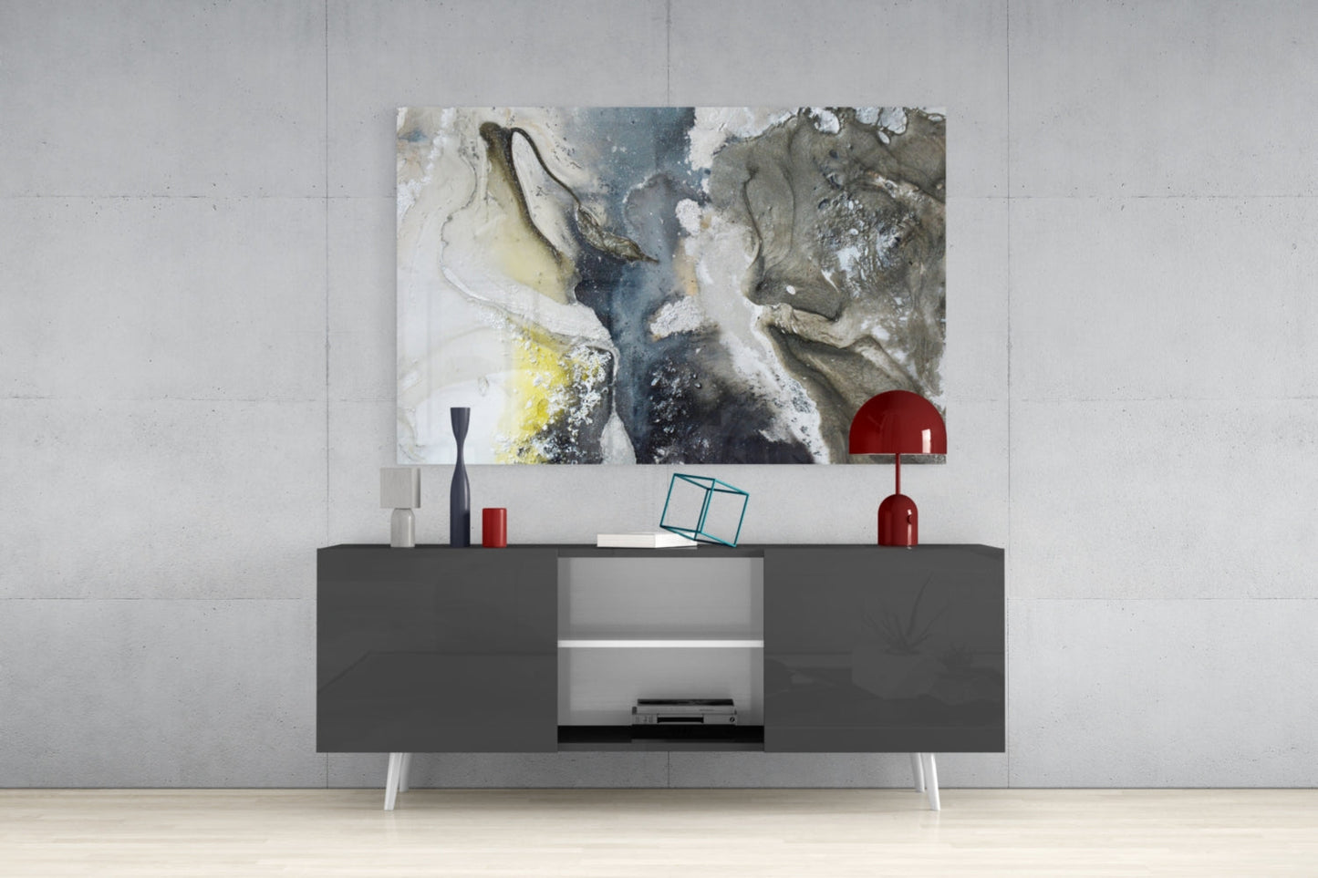 Marble Glass Wall Art