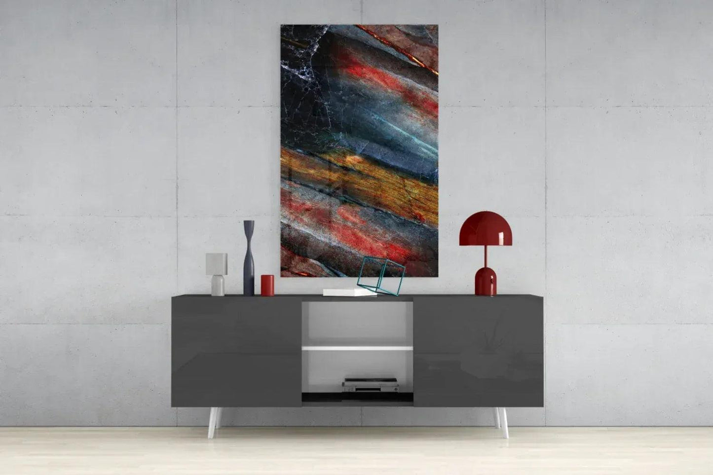 Abstract Glass Wall Art - LUXARTDECO