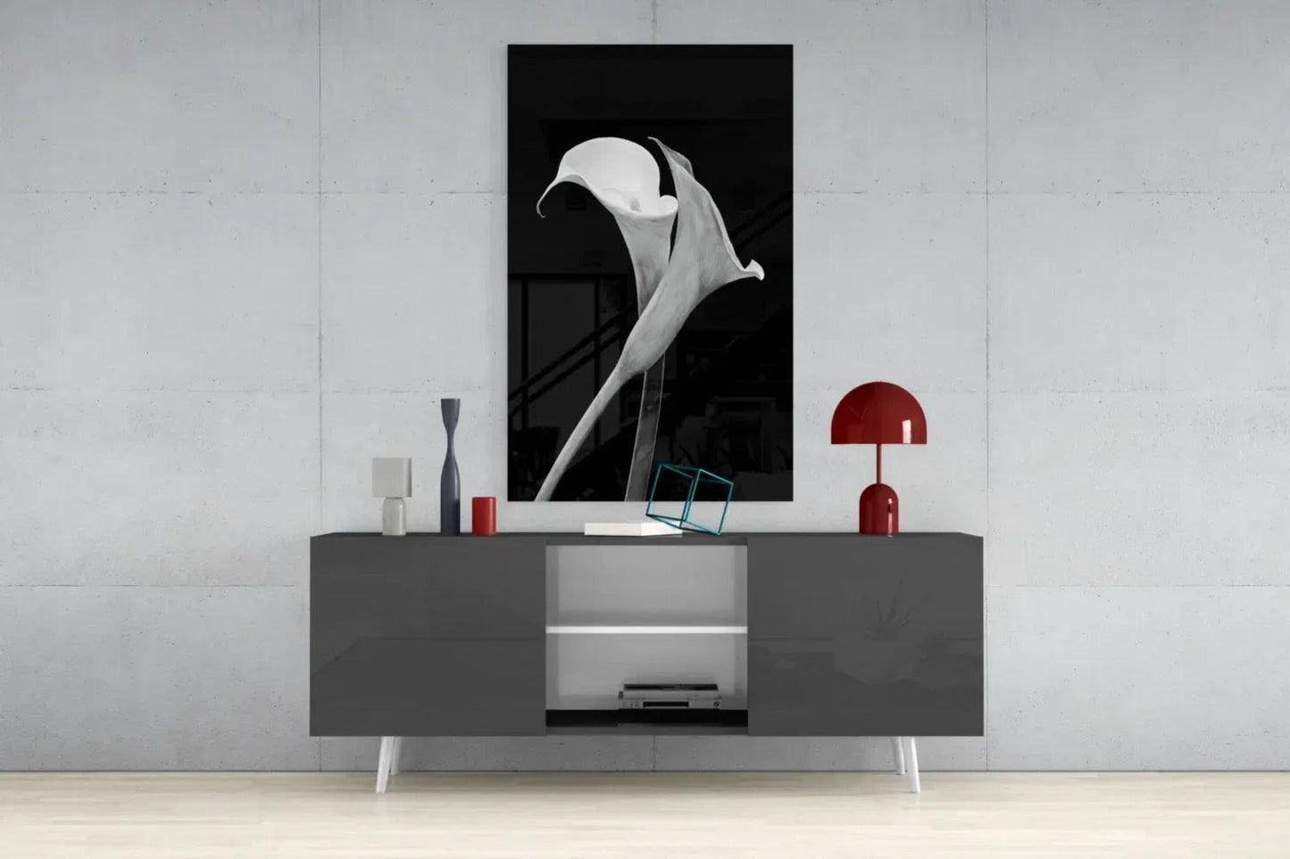 Flower Glass Wall Art - LUXARTDECO