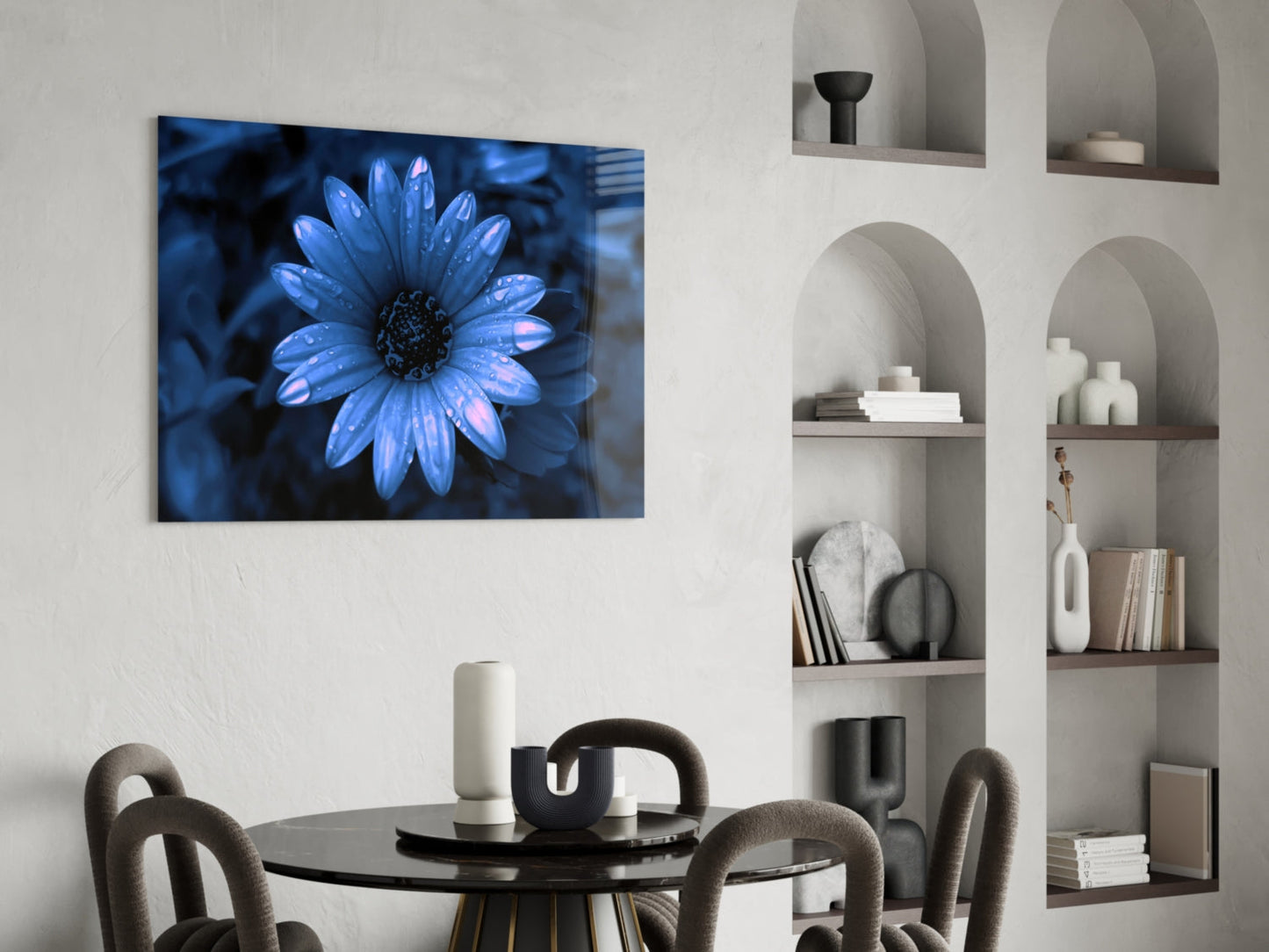 Flower Glass Wall Art