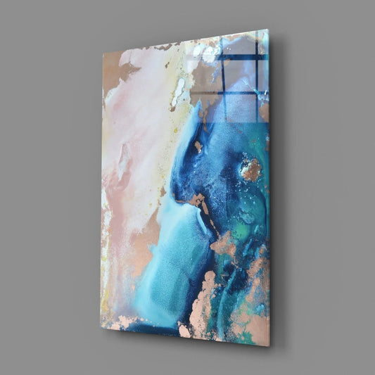 Abstraction Glass Wall Art - LUXARTDECO
