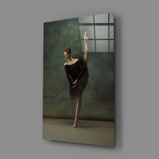 Ballerina Glass Wall Art - LUXARTDECO