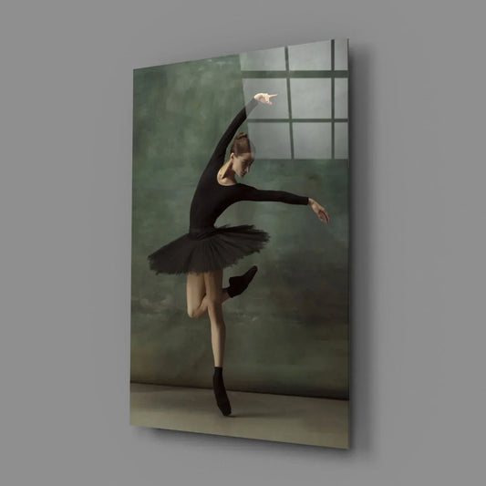 Ballerina Glass Wall Art - LUXARTDECO