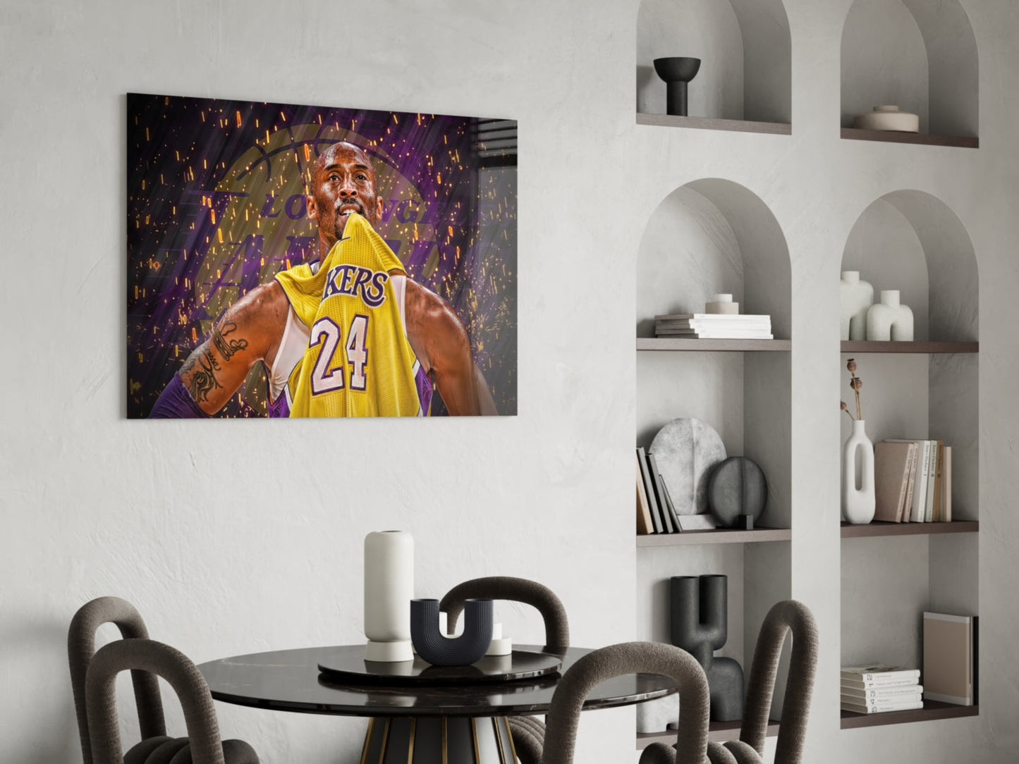 Kobe Bryant Glass Art