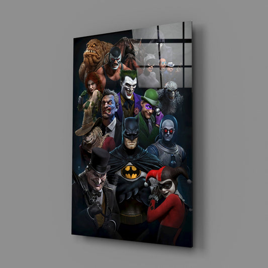 Batman Universe Glass Art