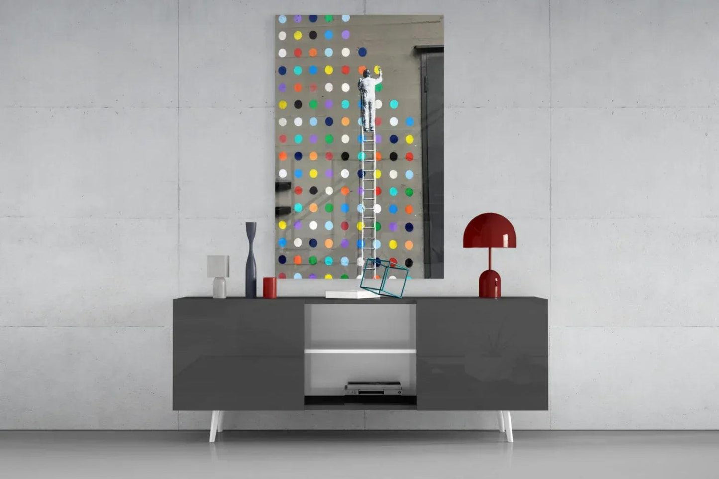 Dots Glass Art - LUXARTDECO