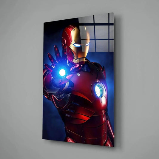 Iron Man Glass Art - LUXARTDECO