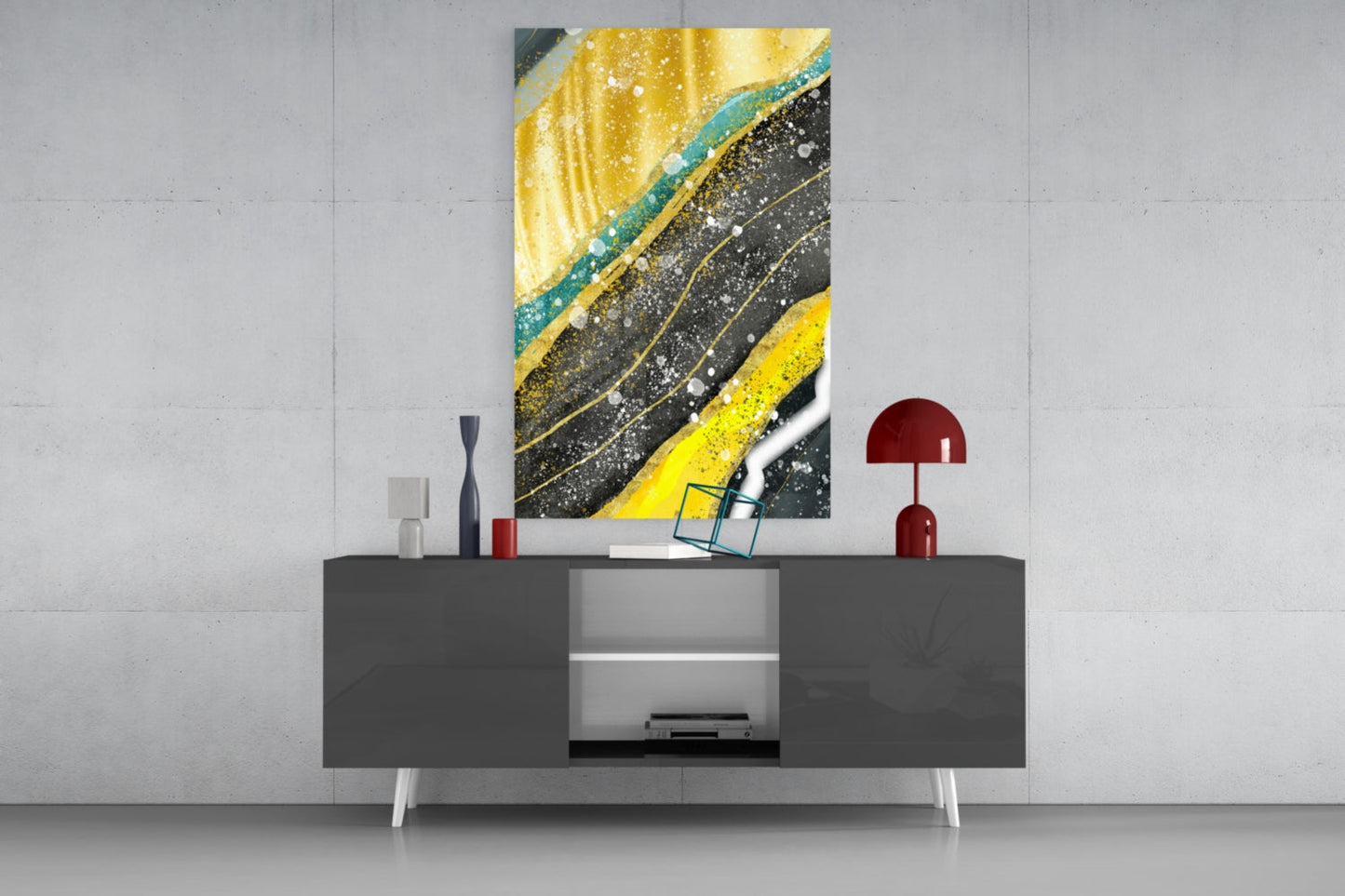 Marble Glass Wall Art