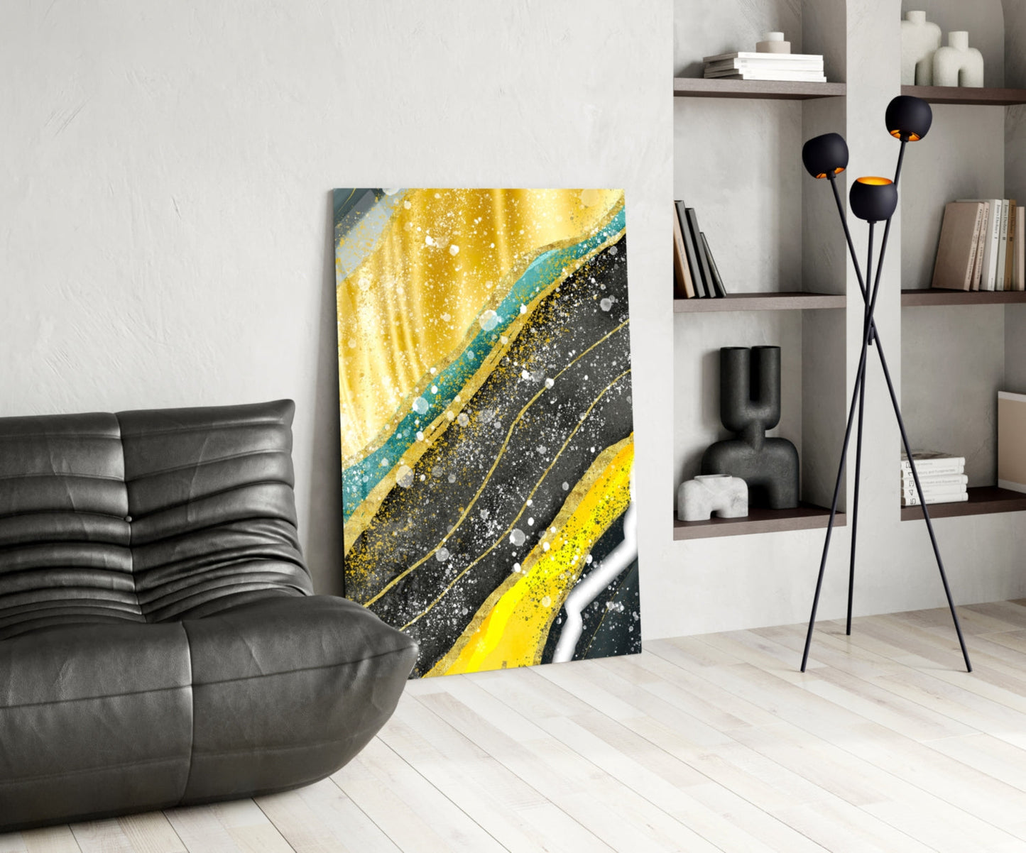 Marble Glass Wall Art