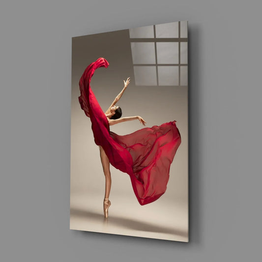 Ballerina Glass Wall Art - LUXARTDECO
