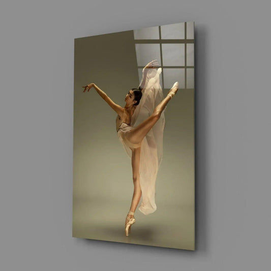 Ballerina Glass Wall Art - LUXARTDECO