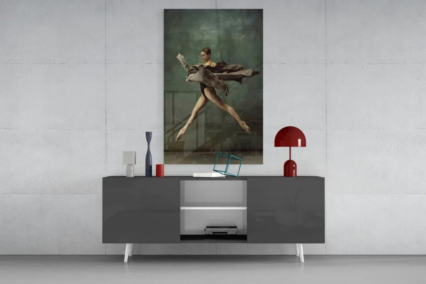 Ballerina Glass Wall Art - LUXARTDECO