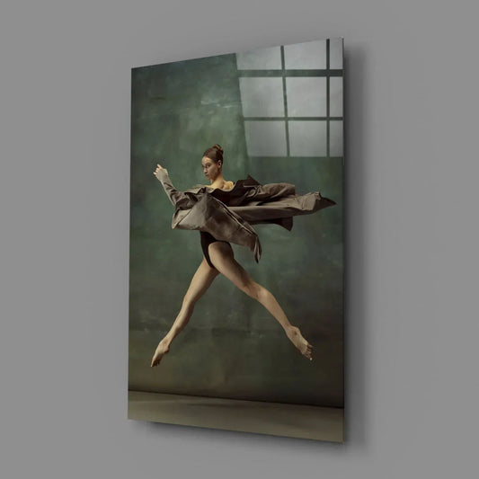 Ballerina Glass Wall Art - LUXARTDECO