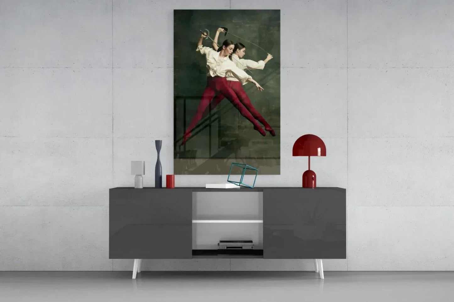 Fencing Glass Wall Art - LUXARTDECO