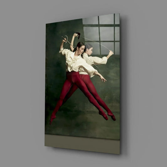 Fencing Glass Wall Art - LUXARTDECO