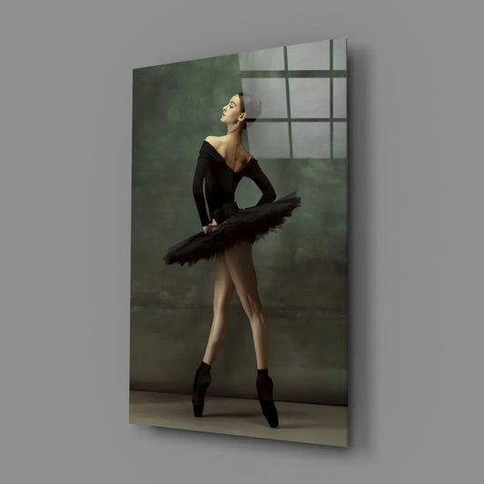 Ballerina Glass Wall Art - LUXARTDECO