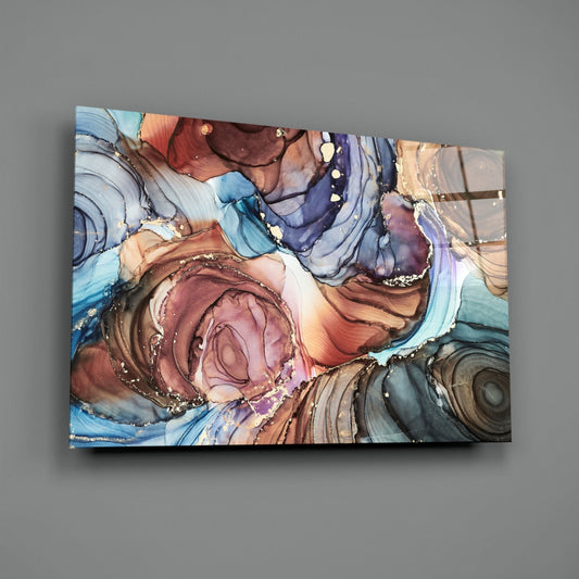 Marble Glass Wall Art