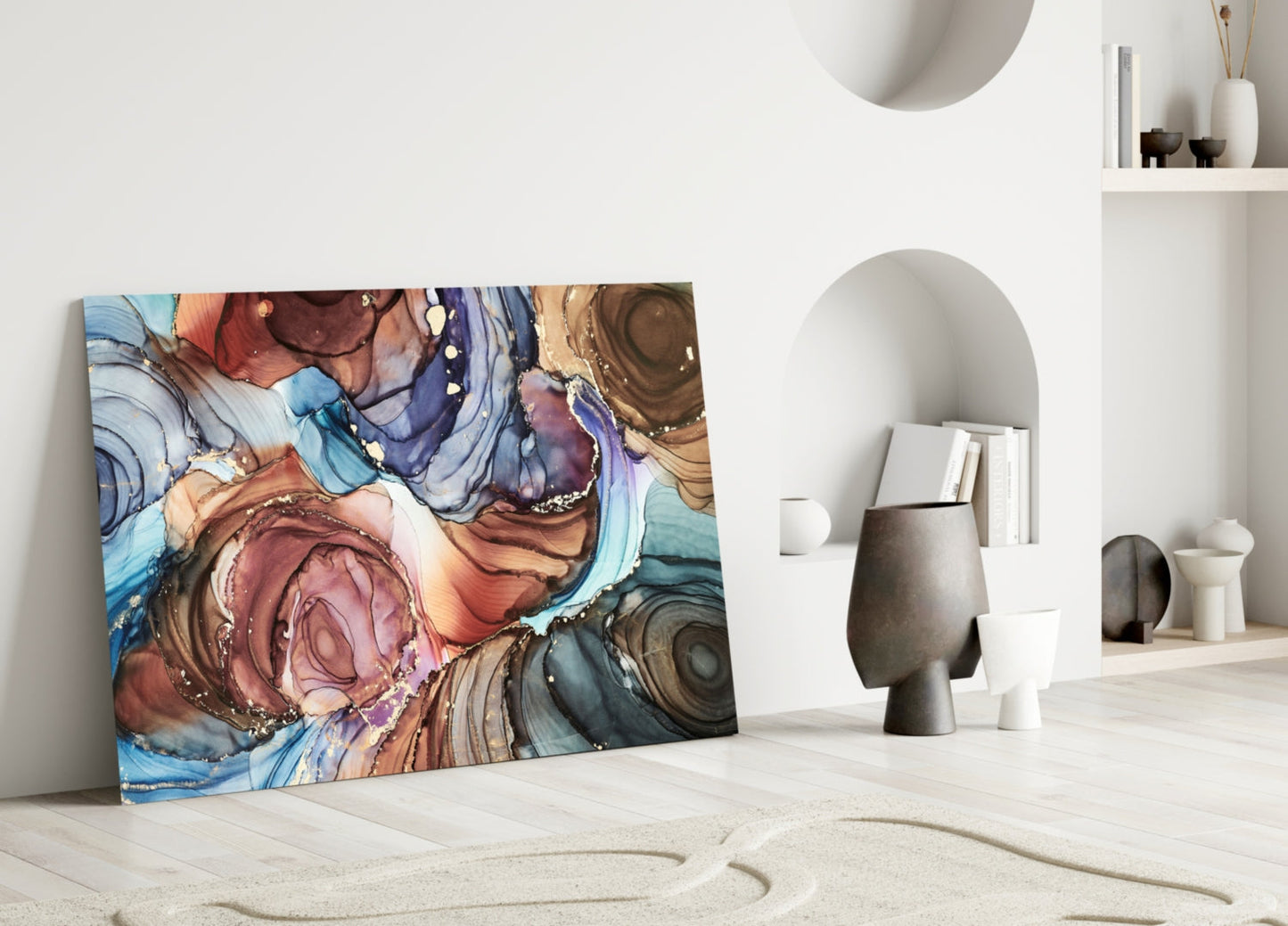 Marble Glass Wall Art
