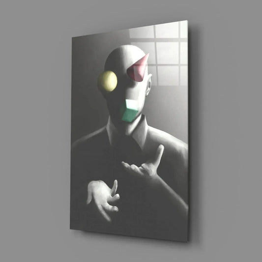 Juggler Glass Wall Art - LUXARTDECO