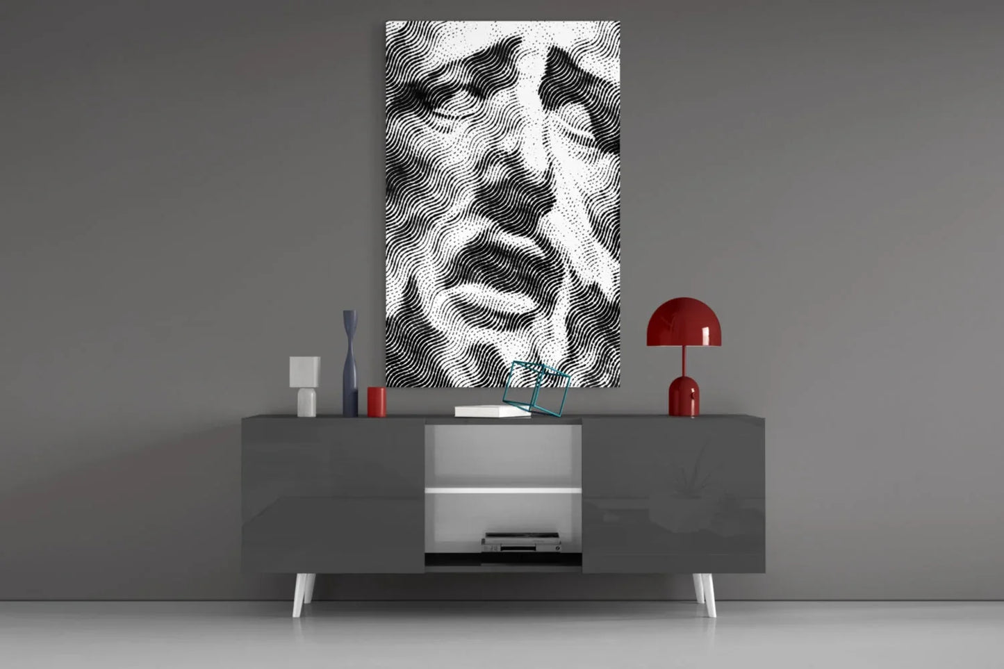 Melting Mind Glass Wall Art - LUXARTDECO