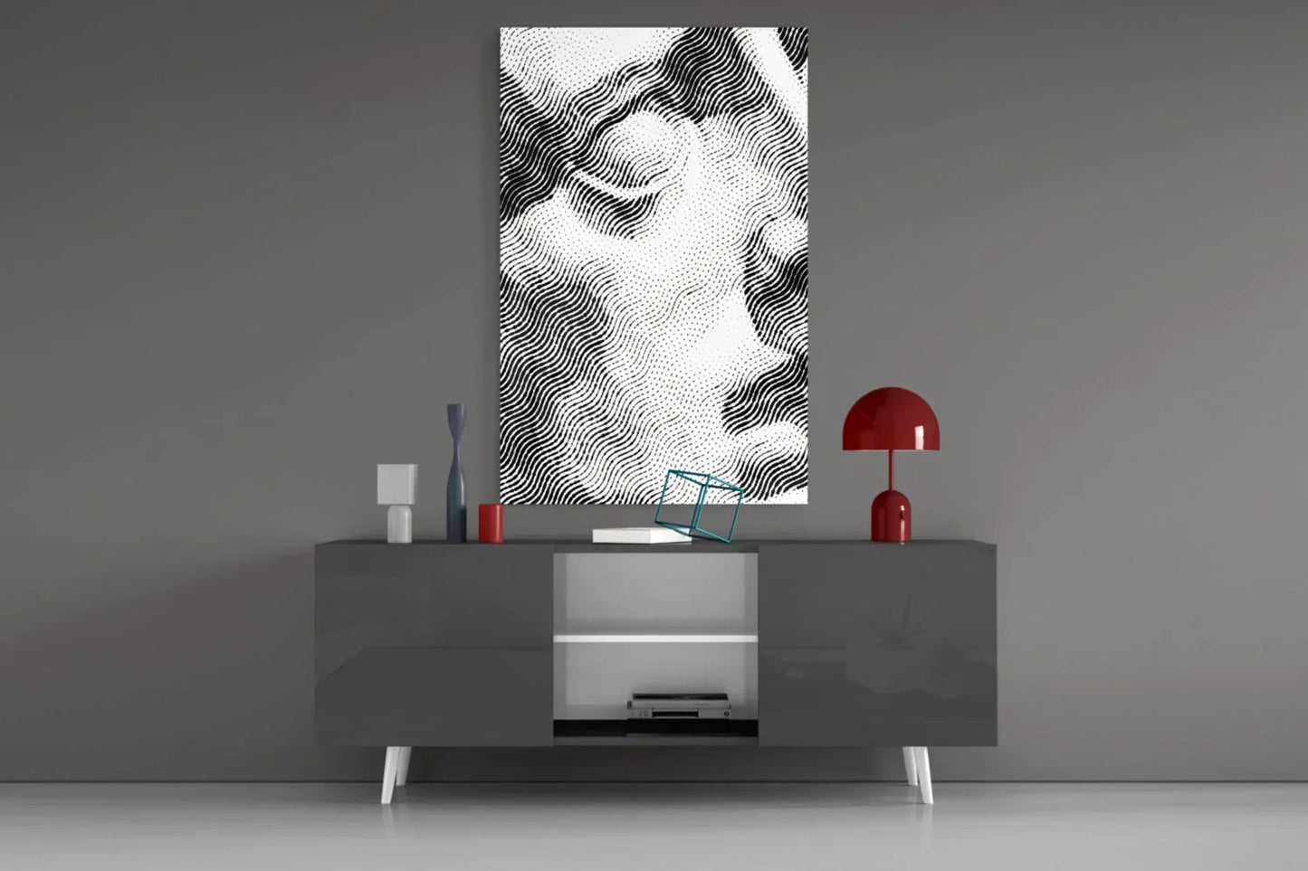 Shocked Glass Wall Art - LUXARTDECO