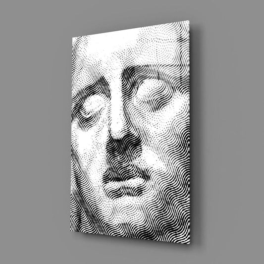 Sadness Glass Wall Art - LUXARTDECO