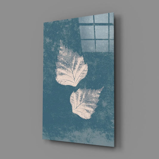 Falling Leaves Glass Wall Art - LUXARTDECO