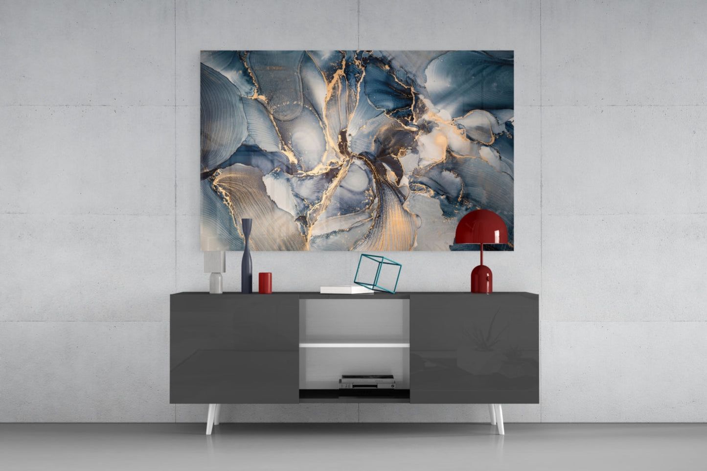 Marble Glass Wall Art