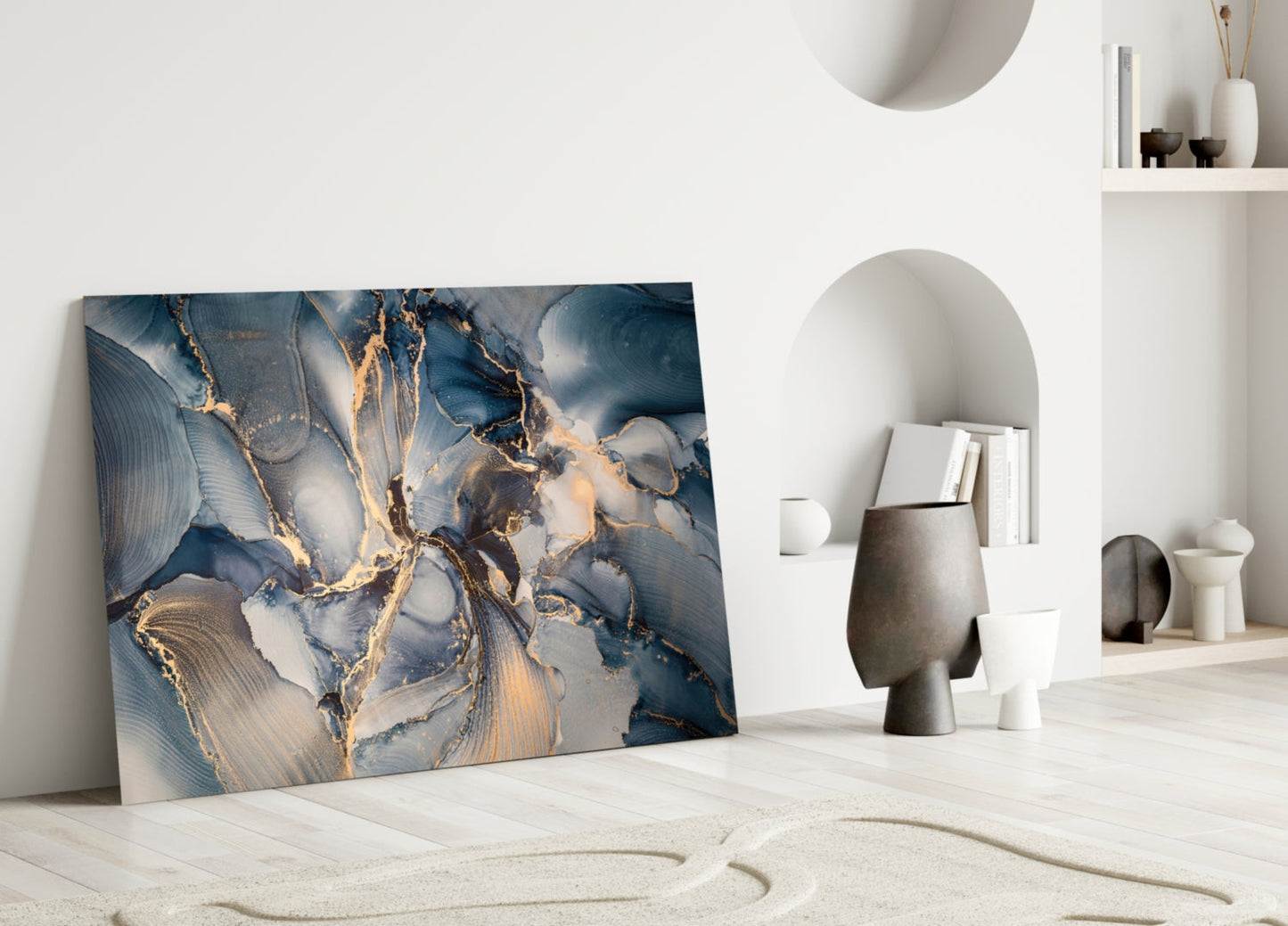 Marble Glass Wall Art