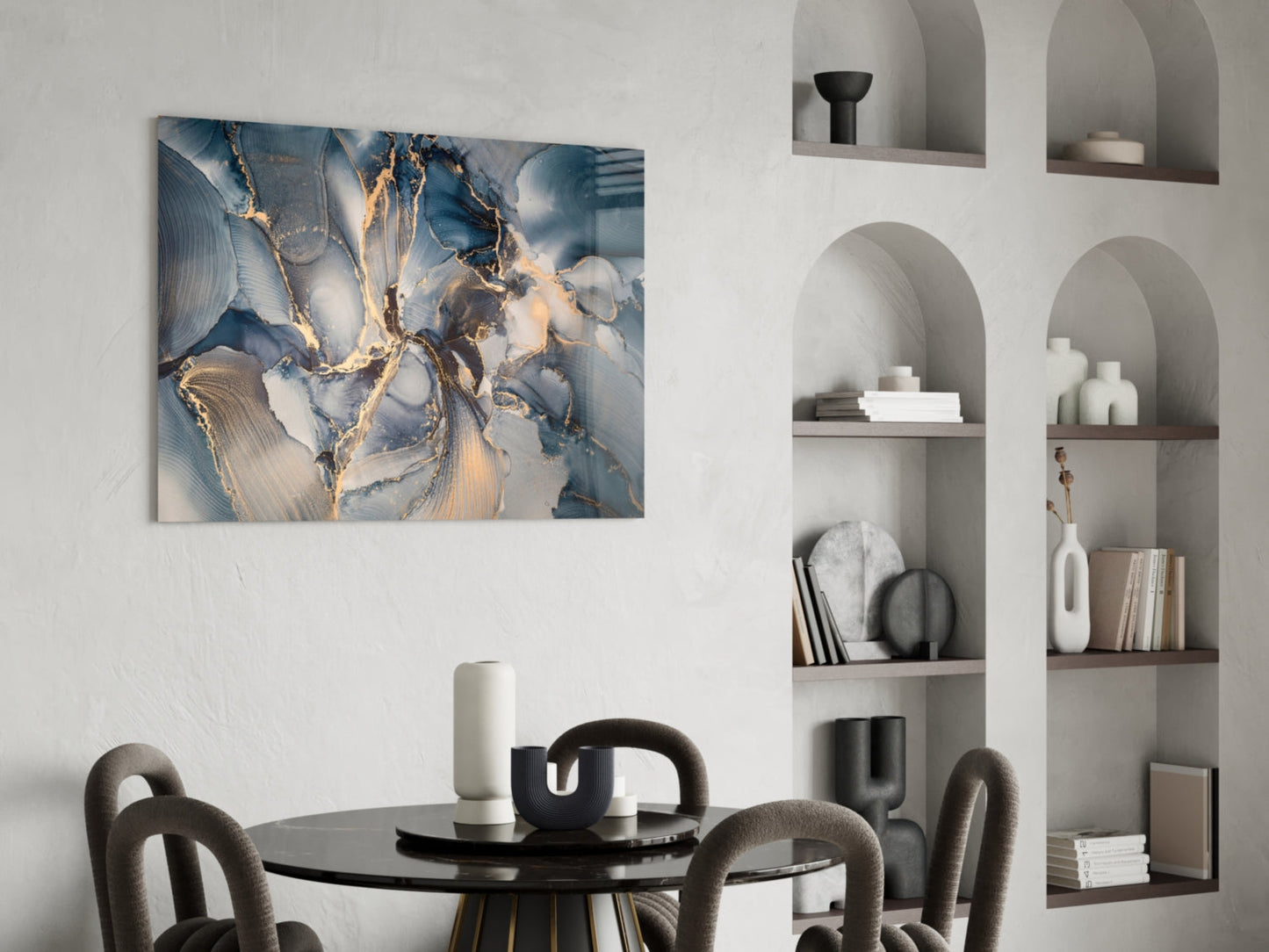 Marble Glass Wall Art