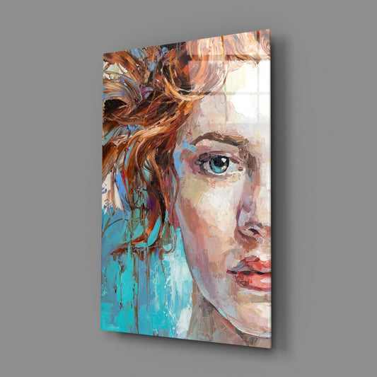 Woman Glass Wall Art
