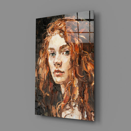 Woman Glass Wall Art