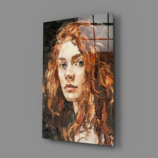 Woman Glass Wall Art - LUXARTDECO