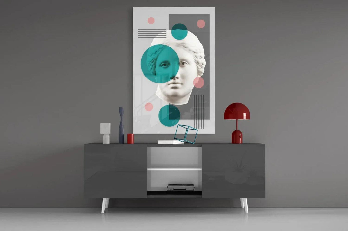 Statue Glass Wall Art - LUXARTDECO